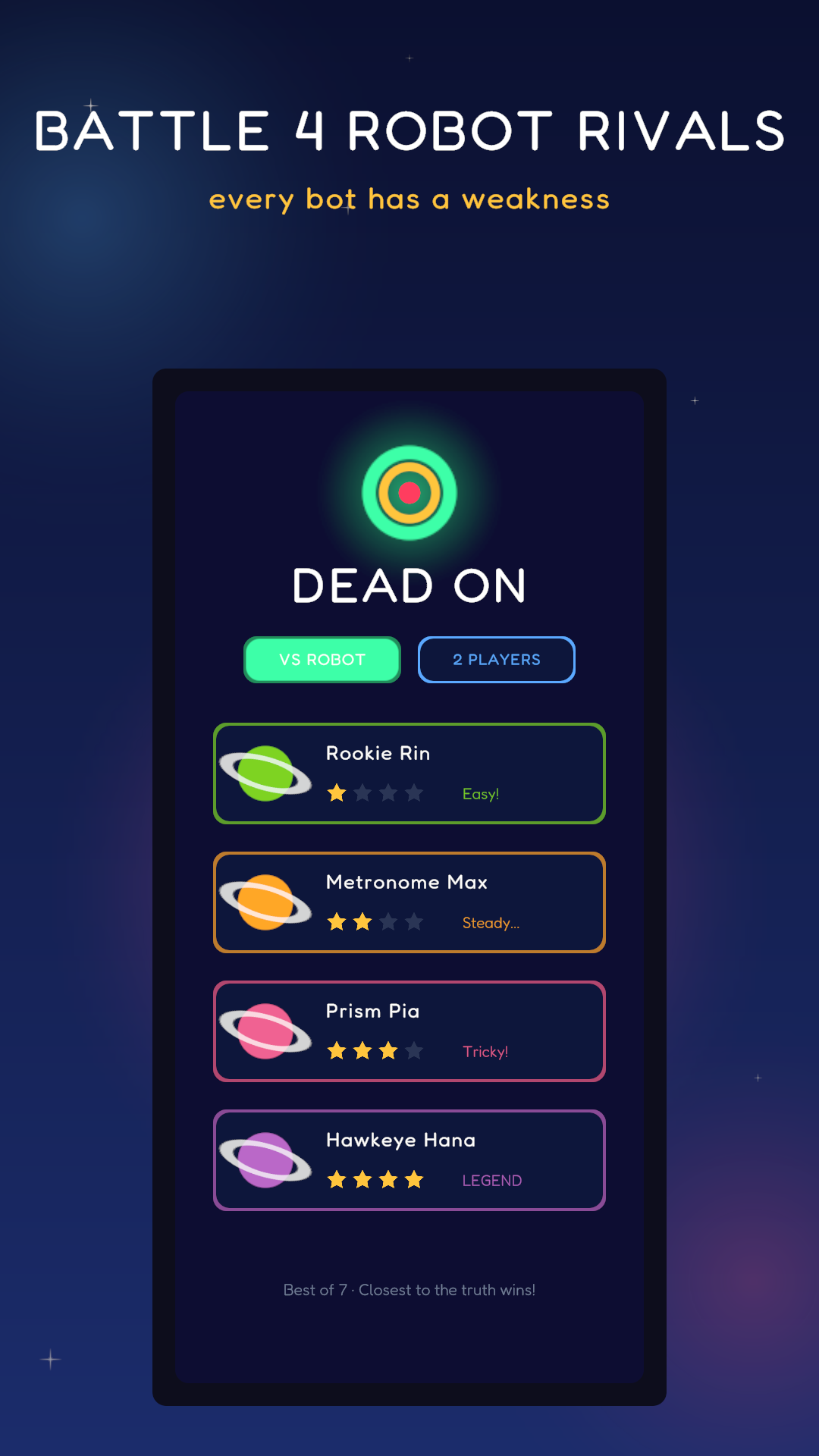Dead On screenshot: facing off against a rival